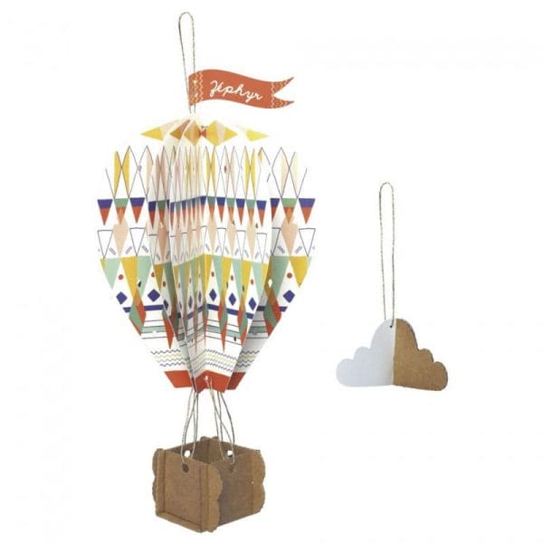 kit créatif montgolfière