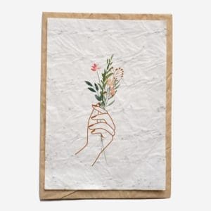 ✓ Carte ensemencée : plantez-là pour faire pousser des fleurs
✓ Vendue avec une enveloppe
✓ Made in France
✓ Zéro déchet