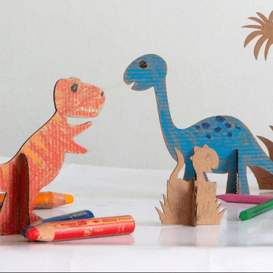 un monde à colorier dinosaure