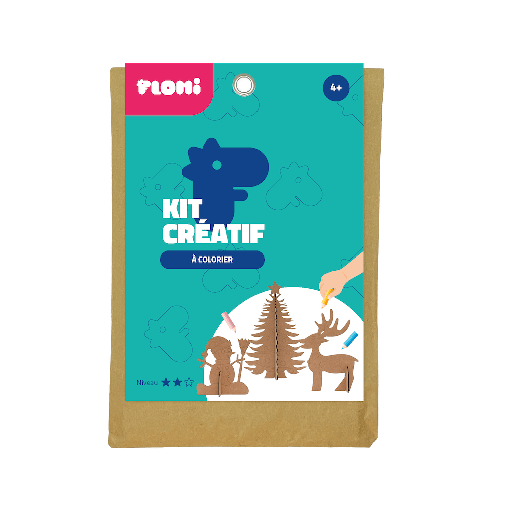 6 dinosaures à colorier, kit créatif pour enfant Pirouette Cacahouète